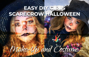 DIY Girls Scarecrow Halloween Costume - Strong Female Boss